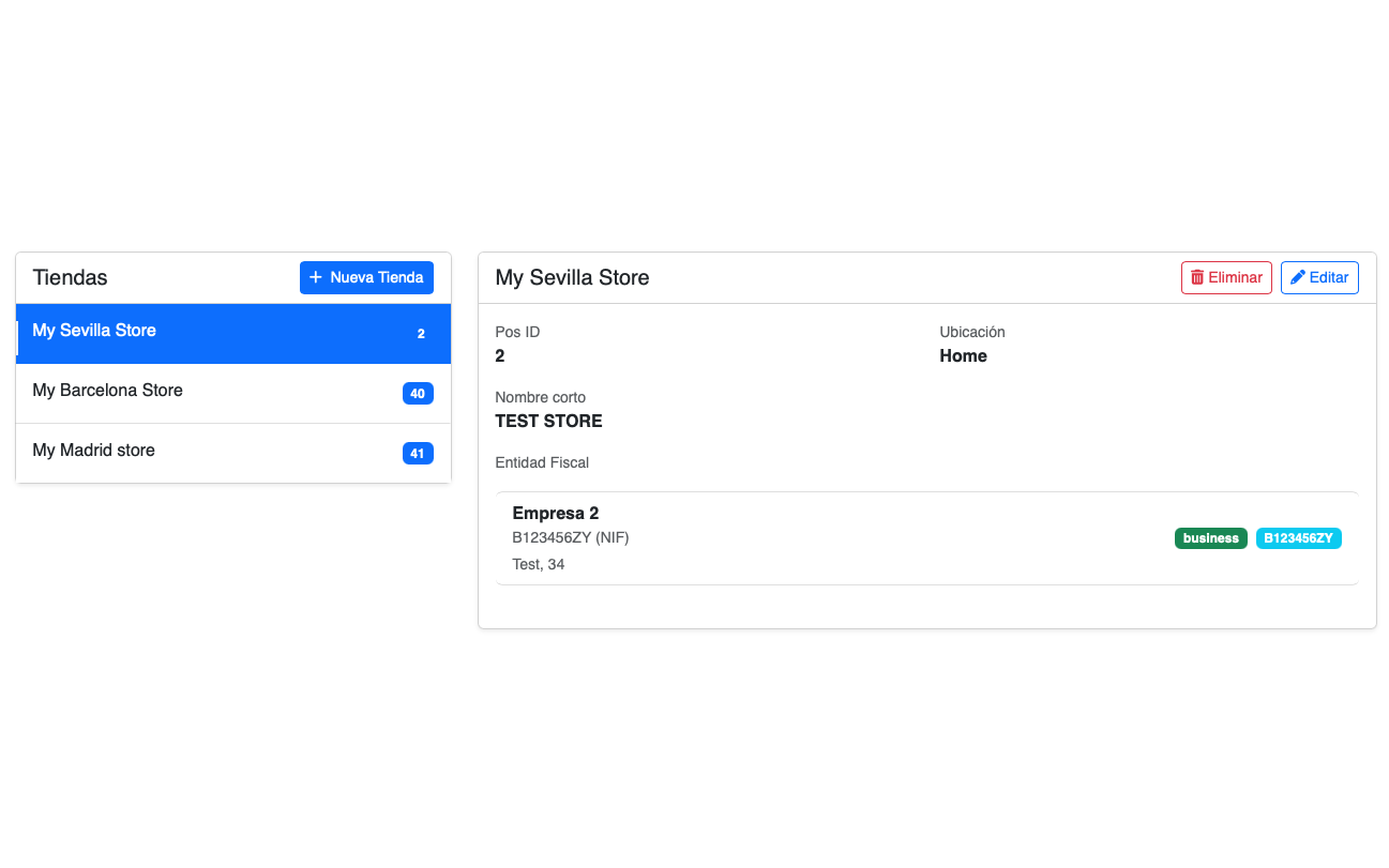 Gestión inteligente de productos en Vendenius